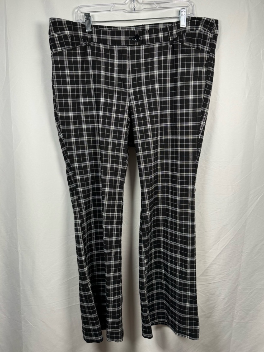 Lane Bryant Black & White Print Pants 16
